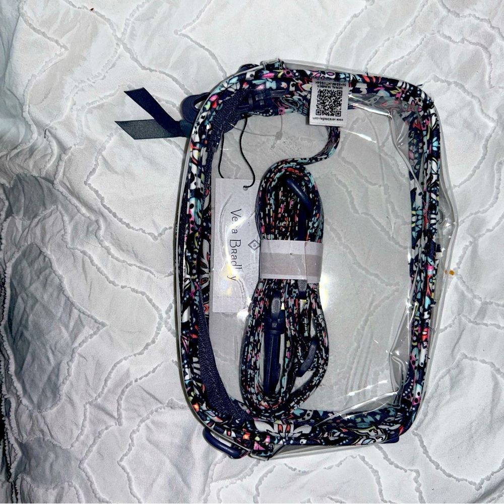 Vera Bradley Clearly Colorful Bonbon Medallion Stadium Bag